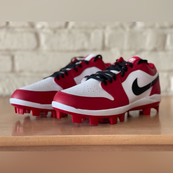 Nike Air Jordan 1 Low MCS Chicago Baseball Cleats CJ8524-611 Men’s Size 11 New - Picture 6 of 10